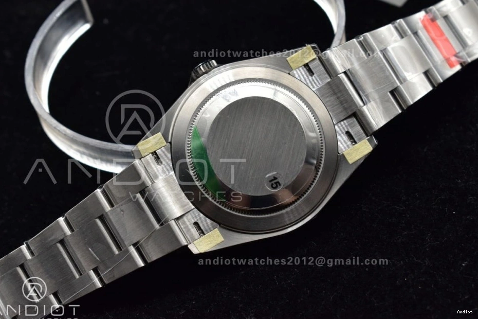 Best VS3235 Oyster 904L Gray 41 Bracelet DateJust VSF Edition Roman Green Dial SS 1:1 on 126330 0204